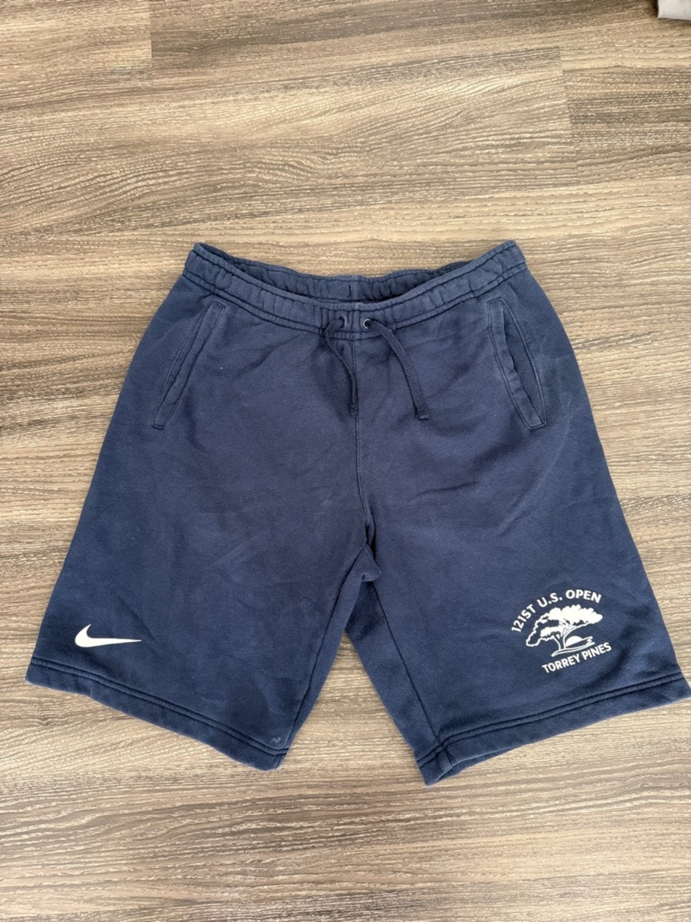 Nike Navy Athletic Shorts with U.S. Open Torrey Pines Logo